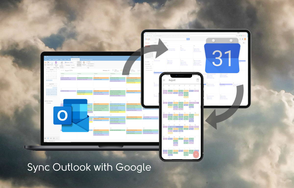 synch issues outlook for mac and google calendar